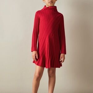 Reiss Bright Red Knit Dress